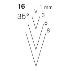 Pfeil Series 16 - 35° V Parting Tools Pfeil Series 16 - 35° V Parting Tools