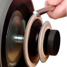 Tormek Leather Profiled Honing Wheel Tormek Leather Profiled Honing Wheel