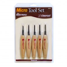 Flexcut 3mm Mixed Profile Micro Tool Set MT930 Flexcut 3mm Mixed Profile Micro Tool Set MT930