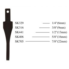 Flexcut Single Bevel Chisels Flexcut Single Bevel Chisels