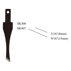 Flexcut Double Bevel Skew Chisels Flexcut Double Bevel Skew Chisels