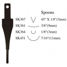 Flexcut Spoon Gouges Flexcut Spoon Gouges