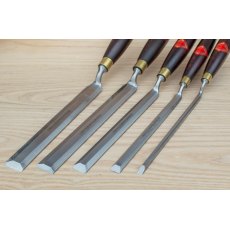 Henry Taylor Cranked Bevel Edge Paring Chisels Set of 5 Henry Taylor Cranked Bevel Edge Paring Chisels Set of 5