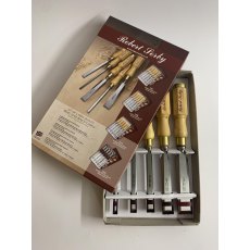 Robert Sorby Set of 5 Octagonal Handled Bevel Edged Chisels Robert Sorby Set of 5 Octagonal Handled Bevel Edged Chisels