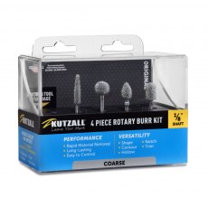 Kutzall 4 Piece Coarse 1/8'' Burr Kit Kutzall 4 Piece Coarse 1/8'' Burr Kit