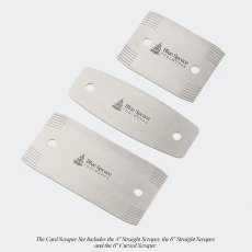 Blue Spruce Card Scraper Set Blue Spruce Card Scraper Set