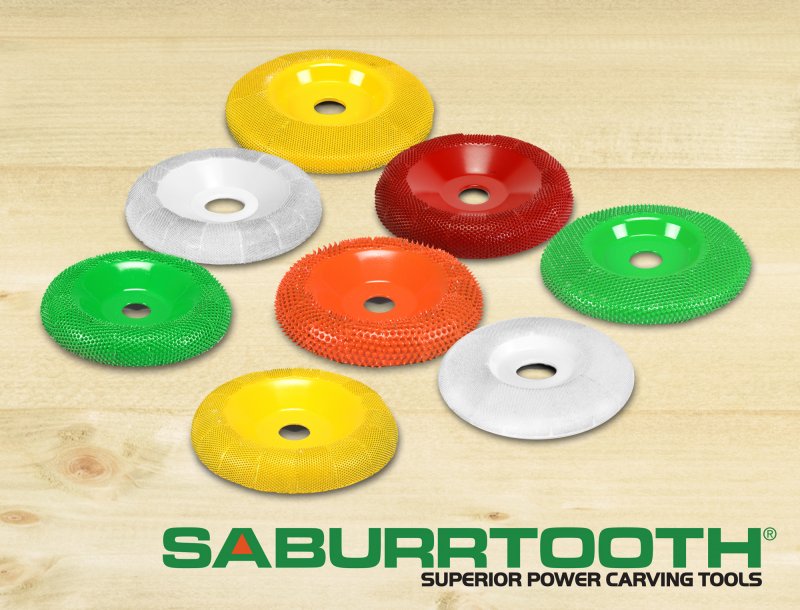 Saburrtooth Saburrtooth Round Faced Shaping Wheel - 4'' Donut Wheel