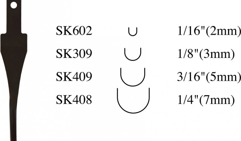 Flexcut Flexcut No.11 Sweep Veining Gouges