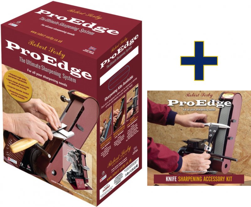 Robert Sorby The Robert Sorby ProEdge Ultimate Sharpening System + Knife Sharpening Accessory Kit