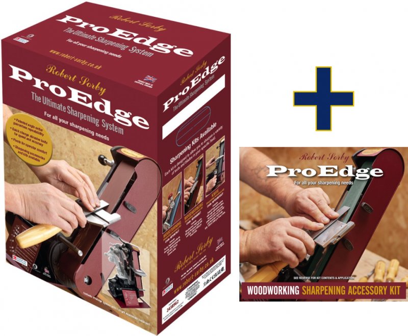 Robert Sorby The Robert Sorby ProEdge Ultimate Sharpening System + Woodworking Accessory Kit