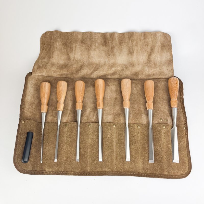 Friday Finds Lie-Nielsen Toolworks Bevel Edge Chisels - Set of 7 [Preowned]