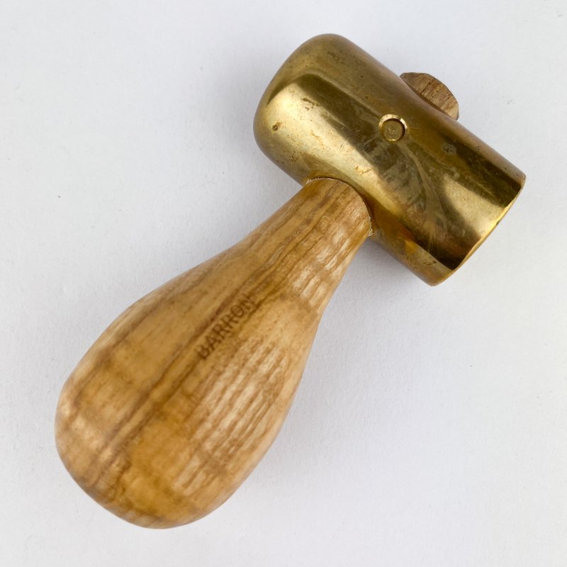 Friday Finds David Barron Brass Chisel Hammer [Preowned]