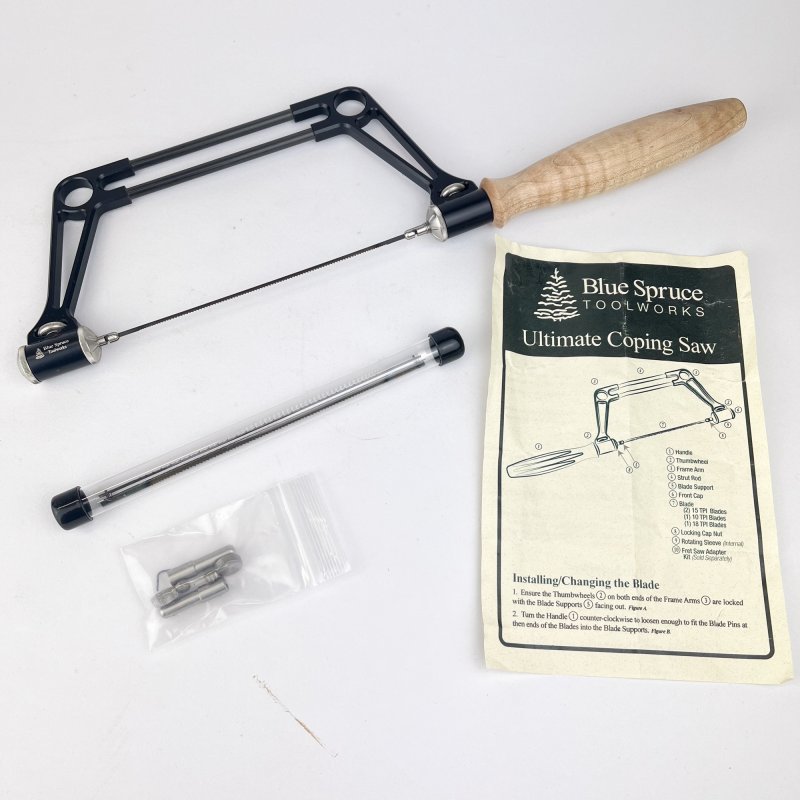 Friday Finds Blue Spruce Toolworks Ultimate Coping Saw [Preowned, Unused, SOLD]