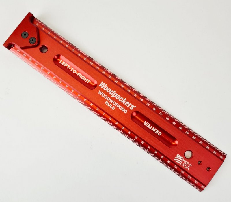 Friday Finds Woodpeckers 300mm Rule with end stop [Preowned, Unused]