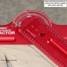 Woodpeckers Woodpeckers Woodworking Rule Protractor Head - Metric